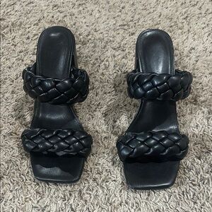 Madden girl Black Braided Women's Sandals